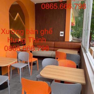 Bộ ghế nhựa nhiều màu