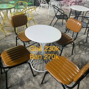 Bộ bàn ghế outdoor nhiều màu
